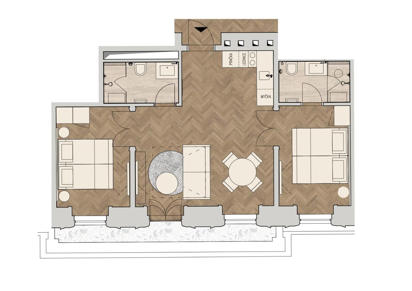 R16 Residences Praga Esterno foto